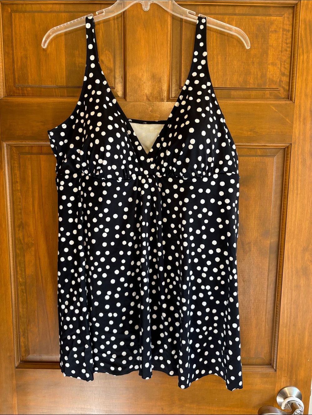 Black and White Polka Dot Swimsuit